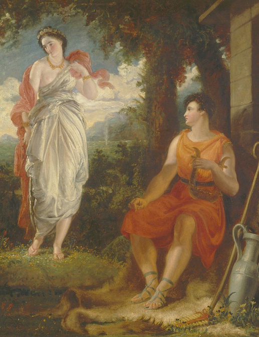 Панно и фотообои Affresco Фрески и фотообои Benjamin Robert Haydon Venus and Anchises