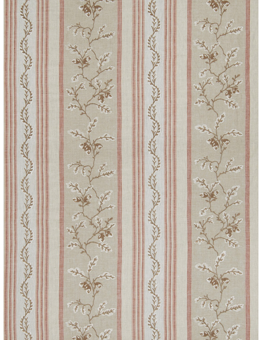 Ткань Stroheim Linen Window Francie stripe/Rosewater