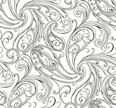 Обои Paper & Ink Black And White BW23100