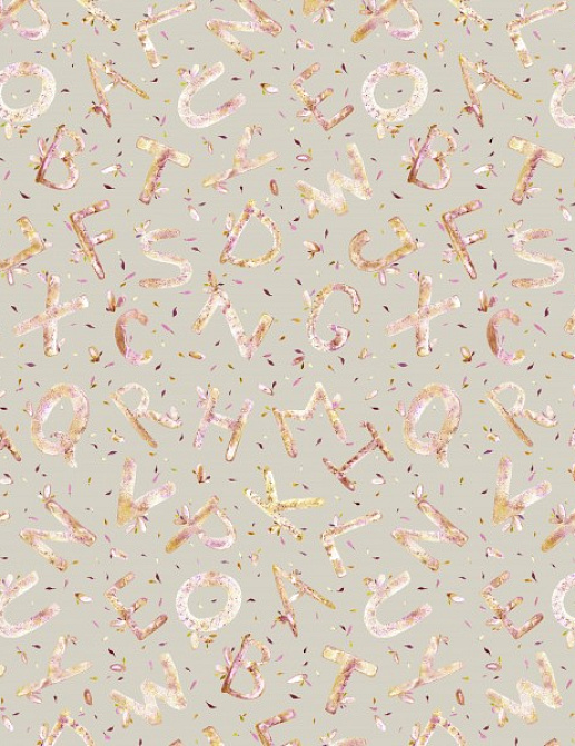 Обои Yana Svetlova Wallcoverings Art Prints ALPHABET03/MINTY