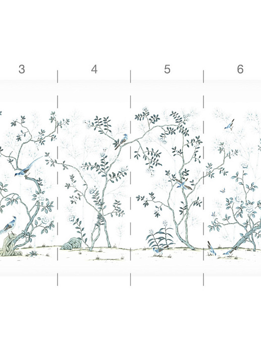 Обои Paul Montgomery Studio Book of Murals (Mural Sources) CH-205-WH1
