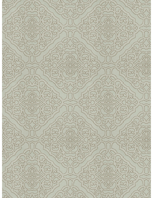 Ткань Fabricut Silk Nuances Opal Crowe Damask/Seamist