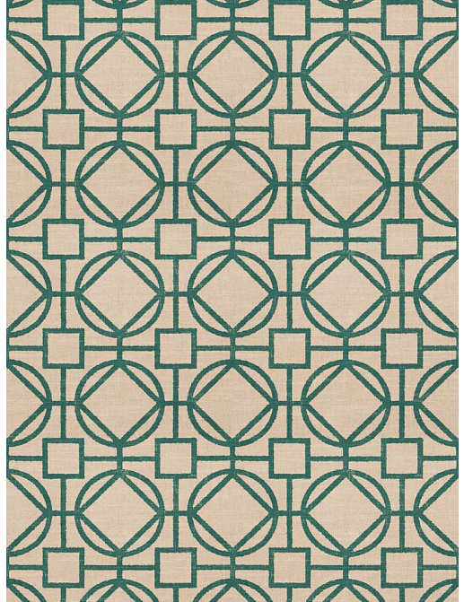 Ткань Fabricut Vignettes Vol.XIII Turquoise Okello/Turquoise
