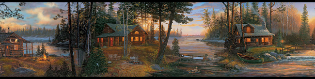 Бордюр York Lake Forest Lodge CH7842BD