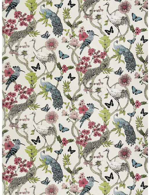 Ткань Trend Echo Citrus/Coral 05131/CoralGarden