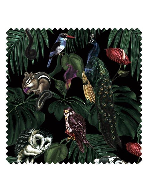Ткань Witch & Watchman Fabric collection Amazonia Dark Fabric