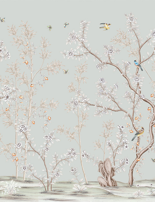 Обои Yana Svetlova Wallcoverings Art Prints B55-BLUE