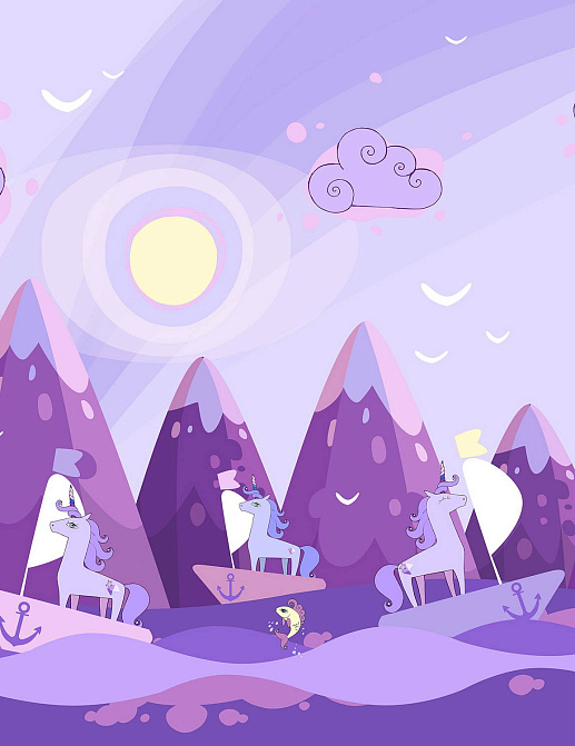 Обои Wall Street Unicorn Valley 20709