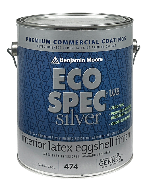 Краска Benjamin Moore Eco Spec Silver BM474 3.8 л