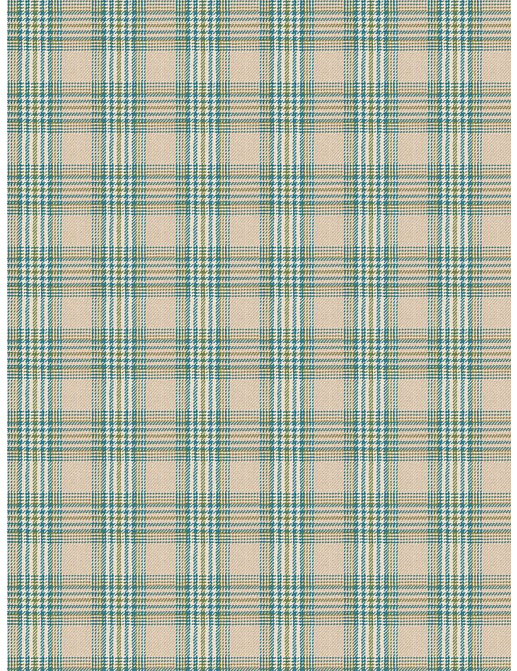 Ткань Fabricut Chromatics Vol.XXIII Teal Bublik plaid/Teal
