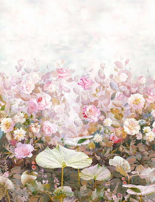Панно и фотообои Affresco Цветариум Rose garden Color 2
