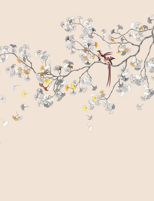 Обои Yana Svetlova Wallcoverings Art Prints C36/ORANGE