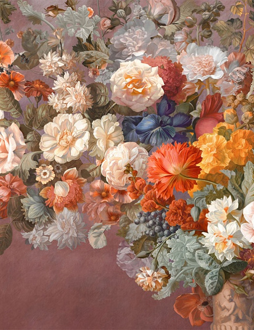 Панно и фотообои Affresco Цветариум Still Life with Flowers Color 1