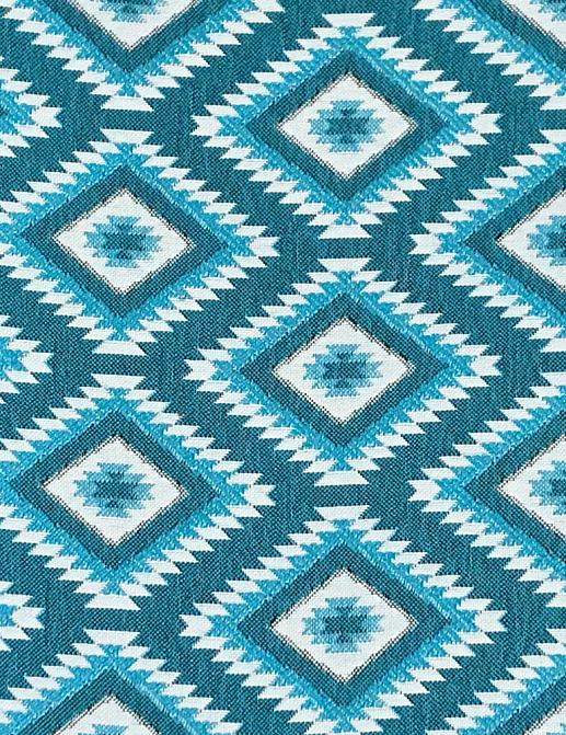Ткань Galleria Arben Ornament Mistral/23-Turquoise