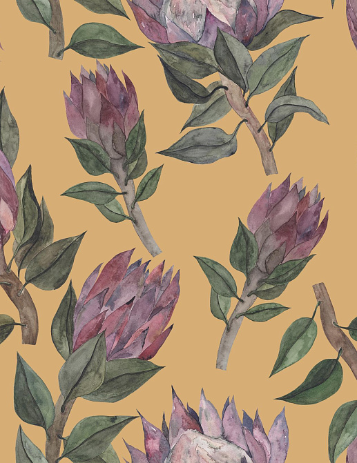Ткань Marufabrics Vivid Protea/Yellow