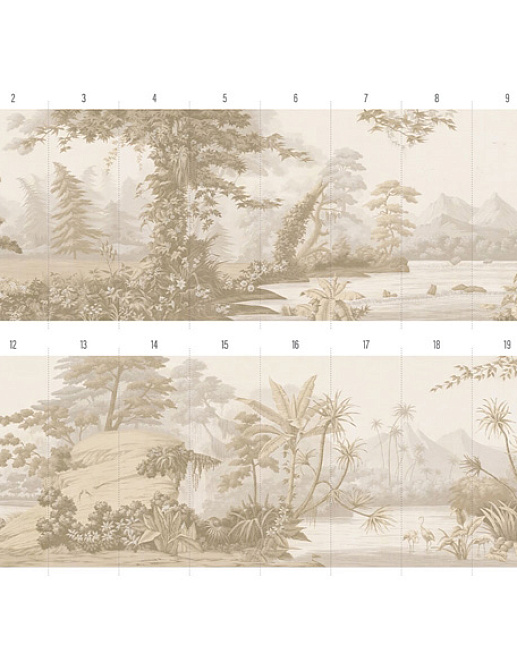 Обои Paul Montgomery Studio Book of Murals (Mural Sources) PN-500-PD/Brunaille