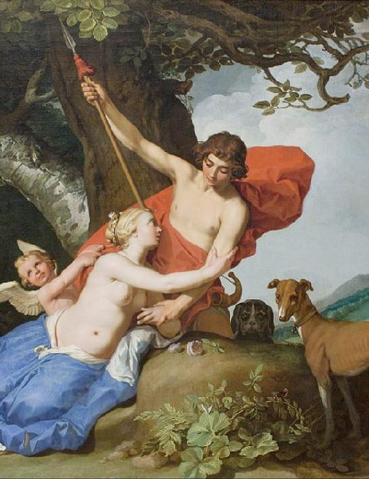 Панно и фотообои Affresco Фрески и фотообои Abraham Bloemaert Venus and Adonis