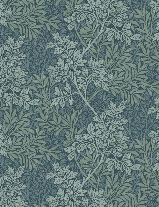 Ткань William Morris At Home Flora & Foliage Volume I Foliage/Indigo