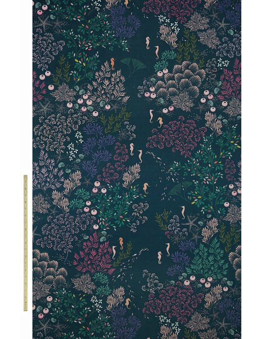 Ткань Sara Miller Volume 1 UnderwaterVelvetMidnight