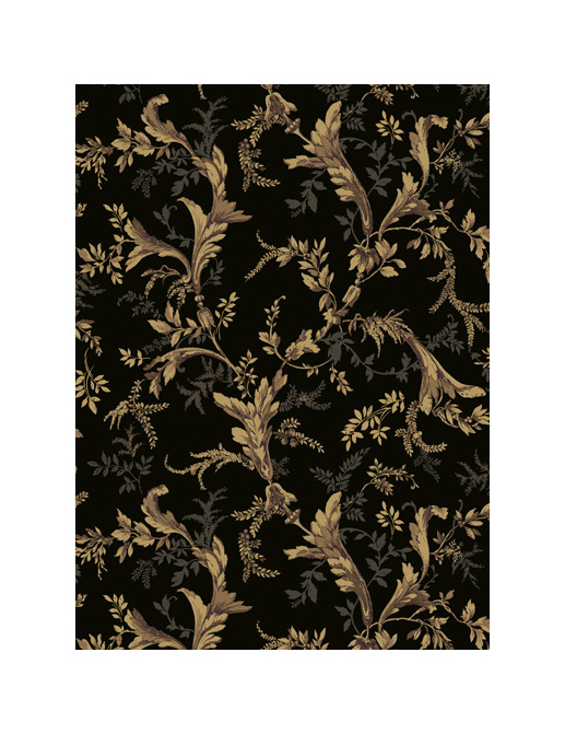 Обои Jaima Brown Chanticleer Versailles-Black