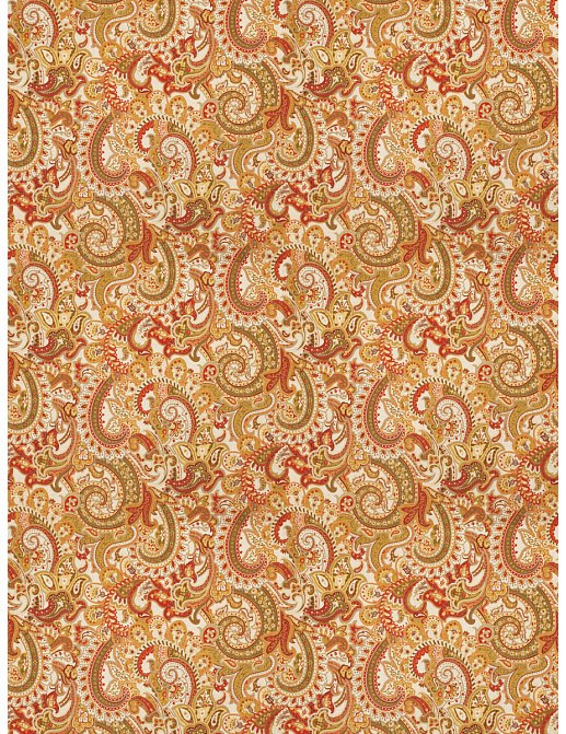 Ткань Fabricut Chromatics Vol.XXIV Guava Defense paisley/Garden