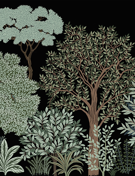 Панно и фотообои Faboie Silk Painting I F-SN4005