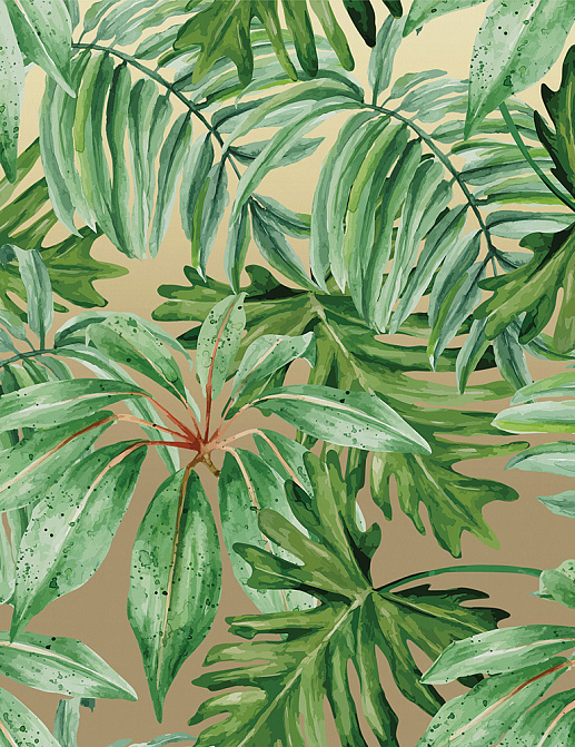 Панно и фотообои Yo2 Tropical Screens TS1.05/Gold