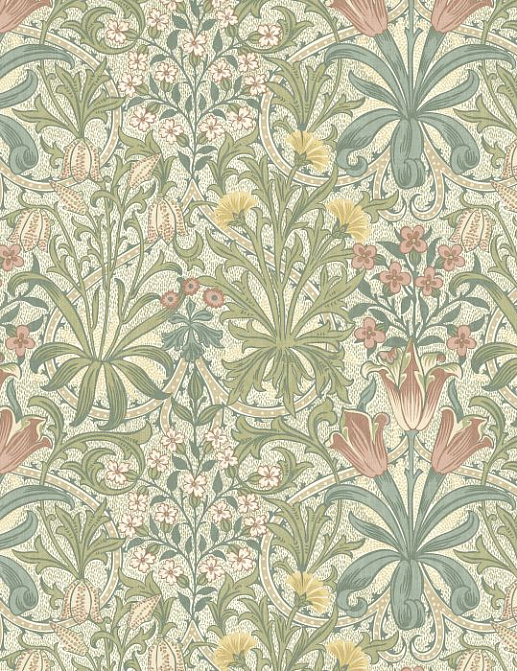 Ткань William Morris At Home Flora & Foliage Volume I WoodlandWeeds/Apple