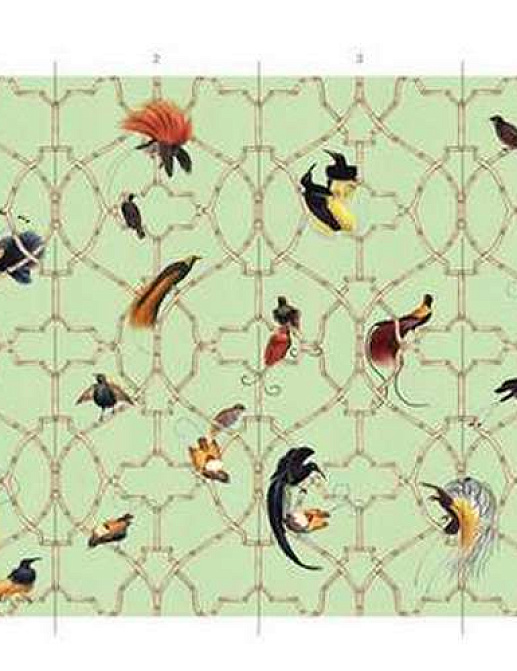 Обои Paul Montgomery Studio Book of Murals (Mural Sources) FL-030-PT/Navy