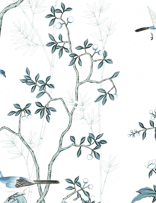 Обои Paul Montgomery Studio Murals For Unique Walls Solitude/White