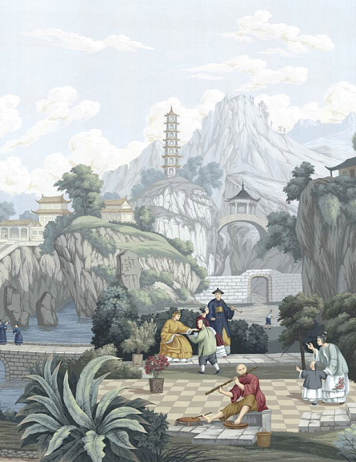 Панно и фотообои Paul Montgomery Studio Complete Collection Great China/Cyan