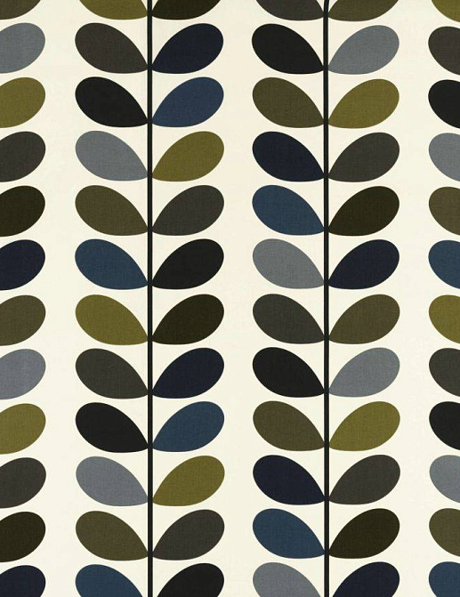 Ткань Orla Kiely Prints-Volume One MultiStem/Moss