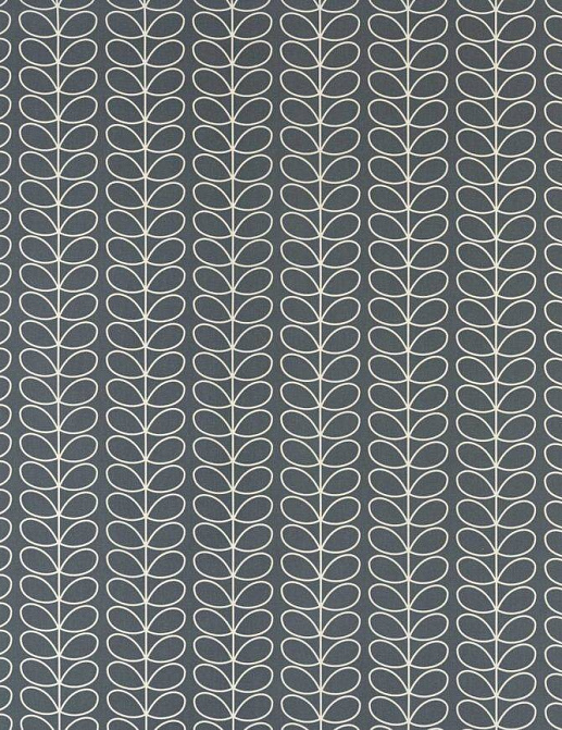 Ткань Orla Kiely Prints-Volume One LinearStem/CoolGrey