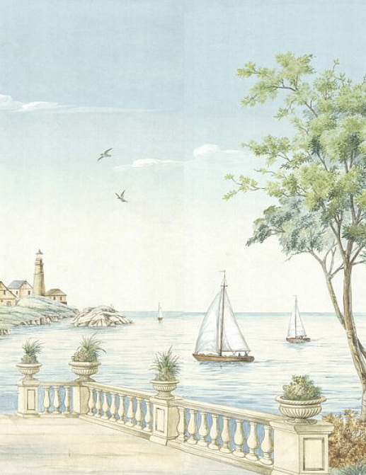 Обои Paul Montgomery Studio Fine Painted Wallpapers Regatta