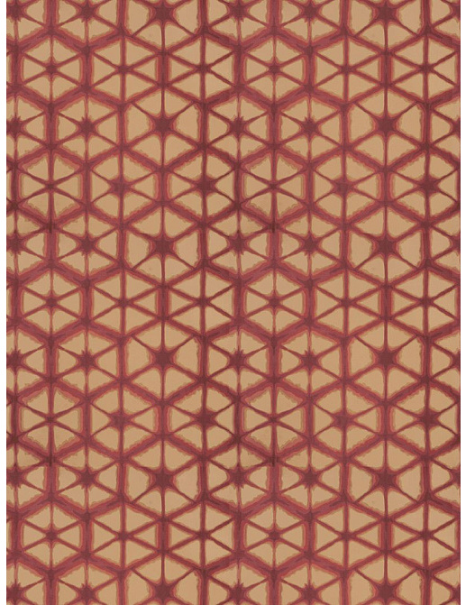 Ткань Fabricut Vignettes Vol.XIV Exotic Red Entangle/Plum