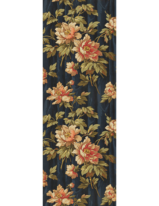 Обои Zuber Documents XXVII 9270A/Fleurs sur drape
