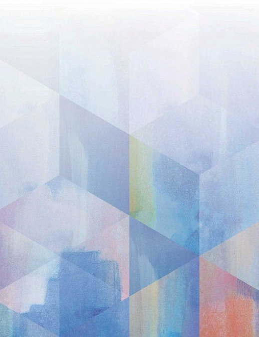 Обои Newmor Premier Watercolour-Geometric/Blue