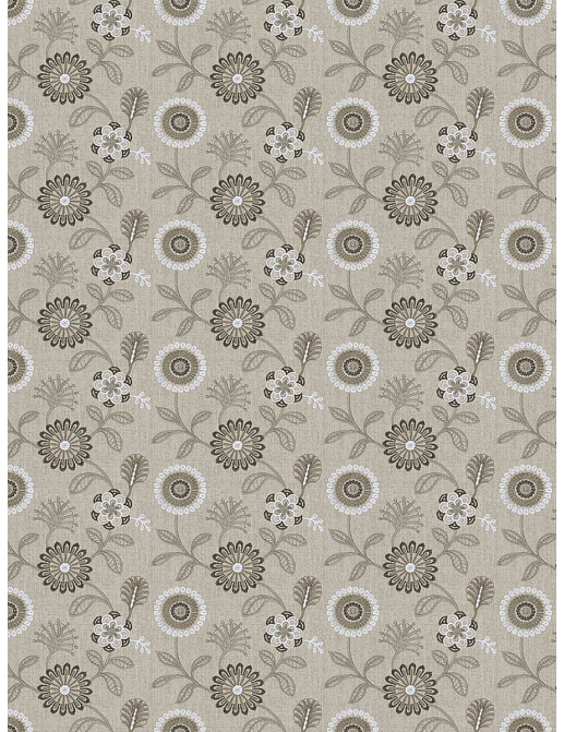 Ткань Fabricut Chromatics Vol.XXIII Taupe Arepa floral/Feather