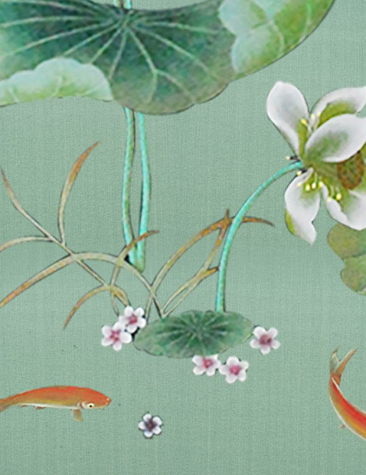 Панно и фотообои Misha China Classic Pond/Verde Antico