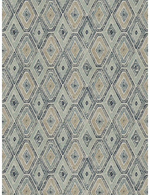 Ткань Fabricut Vignettes Vol.XVI Bluestone Ingenue diamond/Bluestone