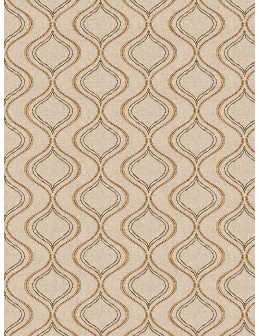 Ткань Fabricut Chromatics Vol.XXIV Truffle Bone ogee/Sage