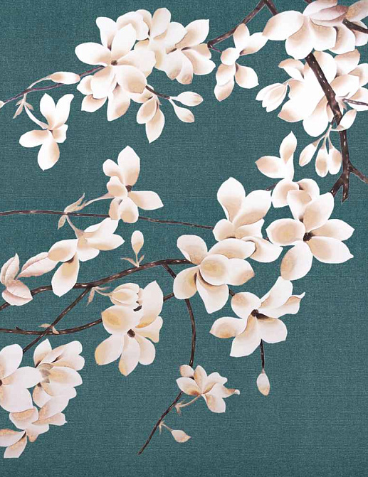 Панно и фотообои Misha Asia White Magnolia/Oriental Blue