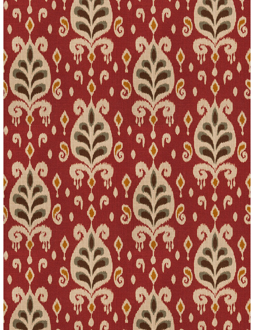 Ткань Fabricut Charlotte Moss Coral Bimini/Henna