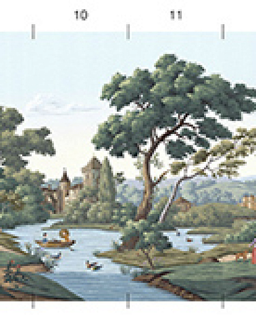 Обои Paul Montgomery Studio Melange Series English Mural Classic