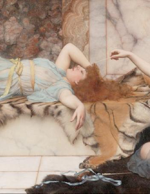 Панно и фотообои Affresco Фрески и фотообои Godward John William Mischief and Repose
