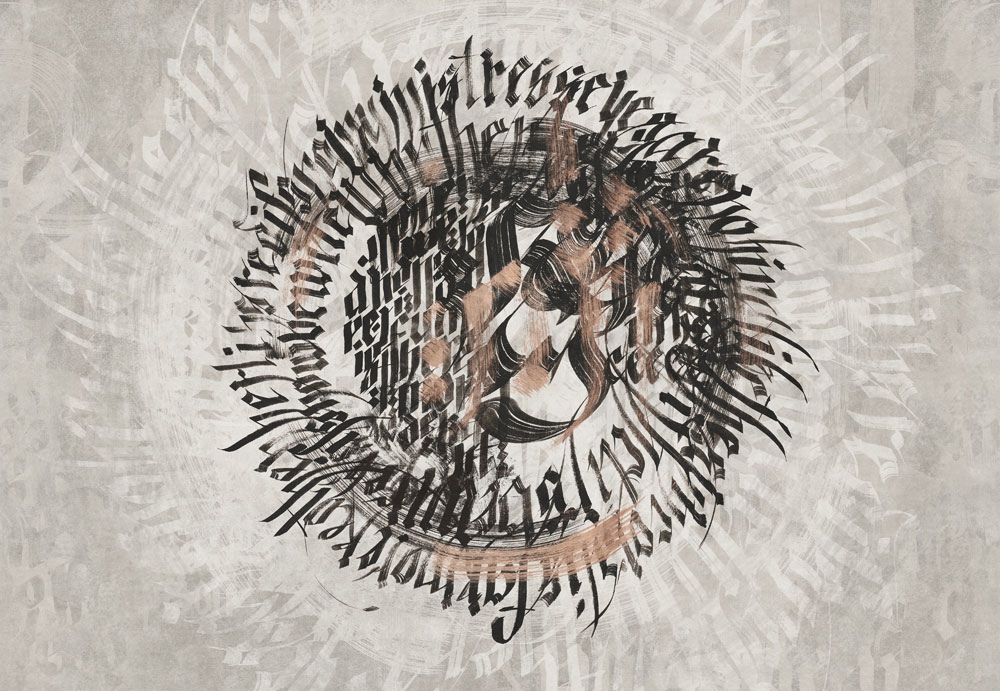 Обои Factura Collection 2021 CALLIGRAPHY/2