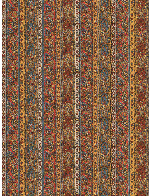 Ткань Fabricut Chromatics Vol.XXIV Guava Penny paisley/Antique amber