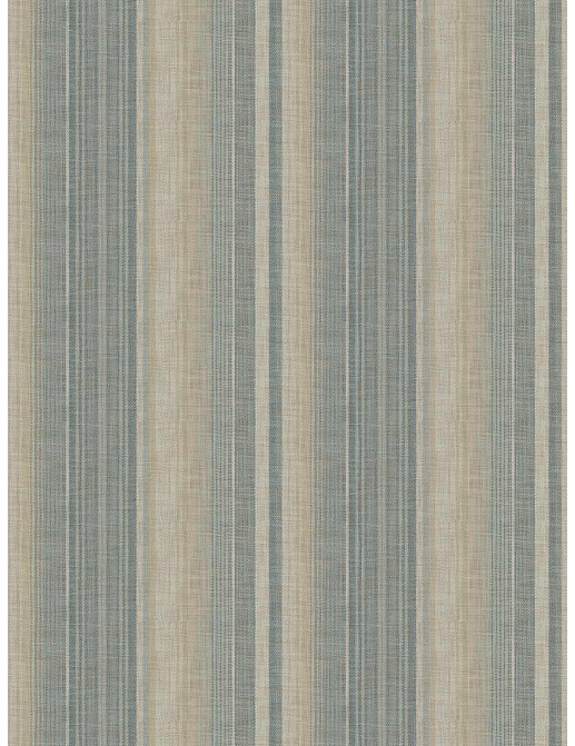 Ткань Fabricut Checks&Stripes Avalon Lane Wildfire/SeaBreeze