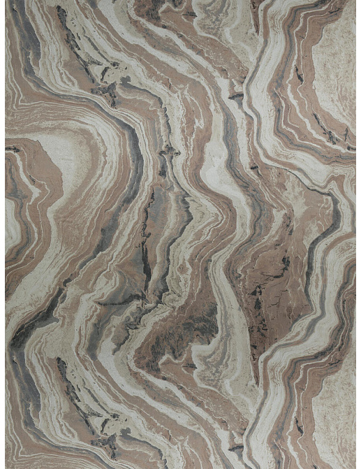 Ткань Fabricut Luxe Nuances Champagne MarbleSatin/Rosewood