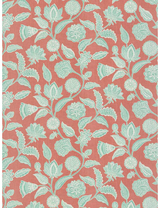 Ткань Trend Echo Citrus/Coral 05133/CoralAqua
